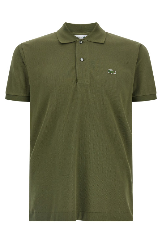 Поло з логотипом Зелений LACOSTE L1212E9F