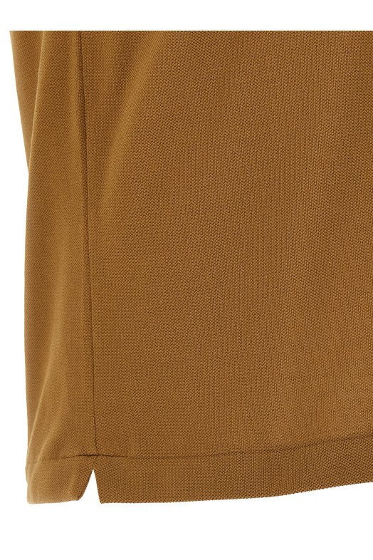 Поло з логотипом Коричневе LACOSTE L1212DPC