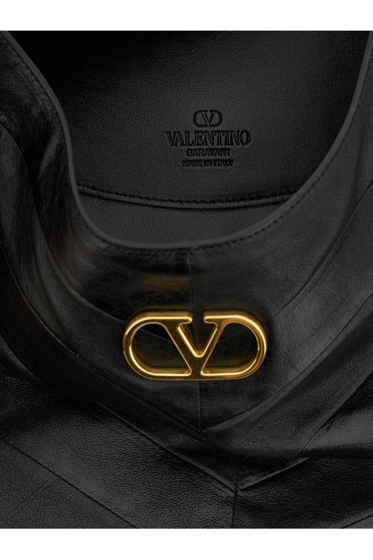 Середня сумка через плече Valentino Garavani «Hoboho» Чорна Y0B0S29GHA0NO