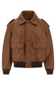 Aviator bomber jacket Brown