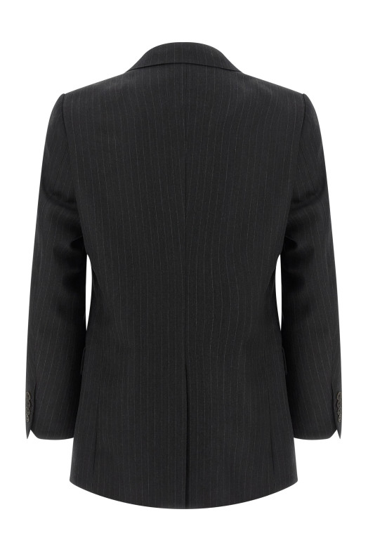 Смугастий блейзер Сірий A25AJ01BSCHARCOALNAVYSTRIPE
