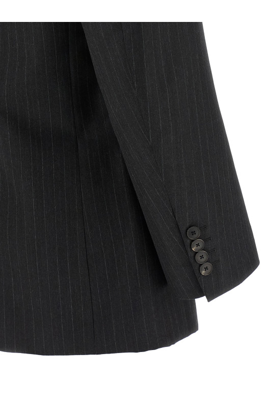 Смугастий блейзер Сірий A25AJ01BSCHARCOALNAVYSTRIPE