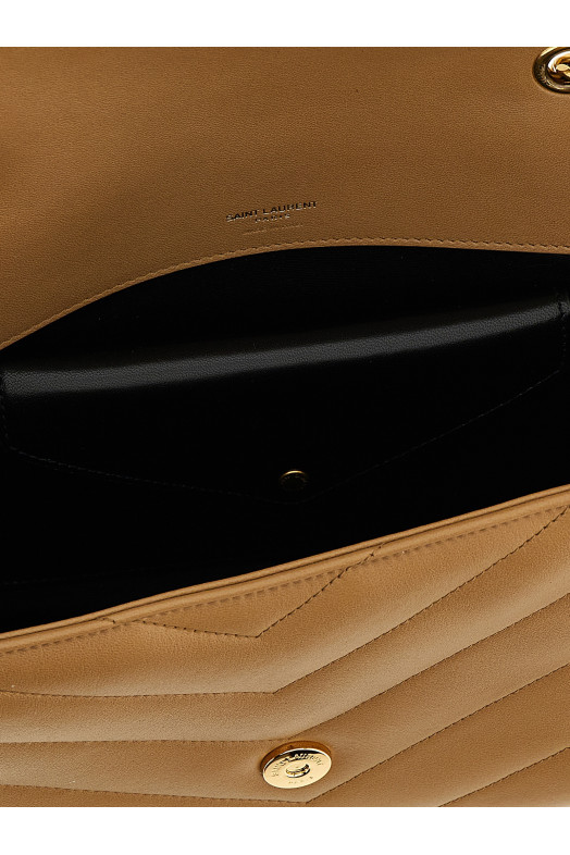 Середня сумка через плече «Loulou» Бежева 801439AAEAX2357