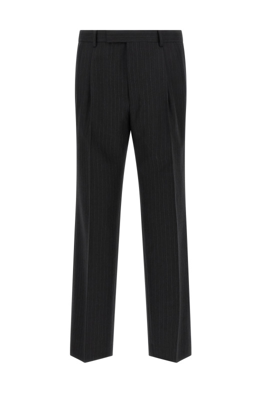 Pinstripe pants Gray