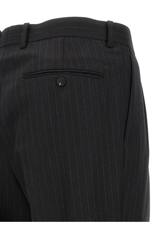 Pinstripe pants Gray