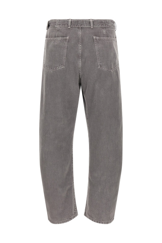 'Twisted Belted' jeans Gray