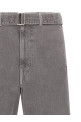 'Twisted Belted' jeans Gray