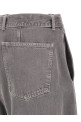 'Twisted Belted' jeans Gray