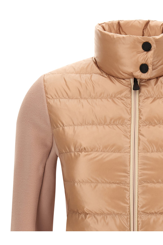 Padded vest sweatshirt Pink