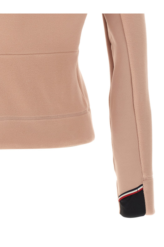 Padded vest sweatshirt Pink