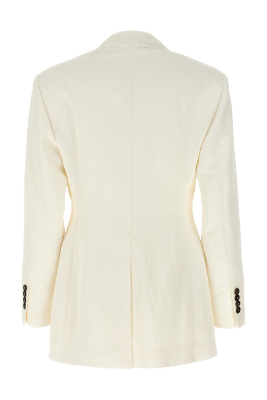 Double-breasted blazer White