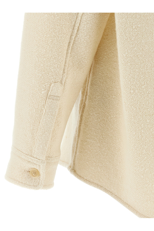 Overshirt tweed Homesupn Beige