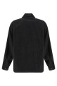 Wool overshirt Black