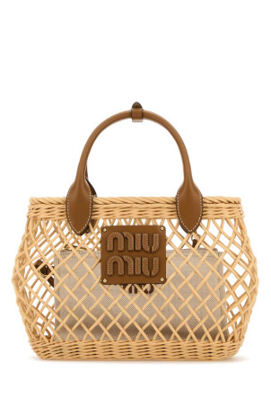 Wicker handbag MIU MIU (5BA2862CQV) Wicker handbag MIU MIU (5BA2862CQV)