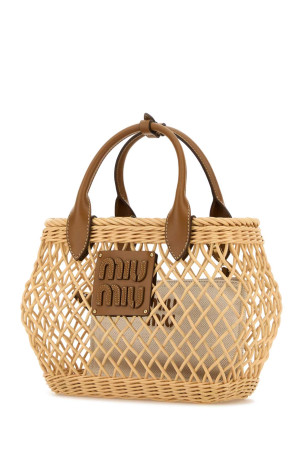 Wicker handbag MIU MIU (5BA2862CQV) Wicker handbag MIU MIU (5BA2862CQV)