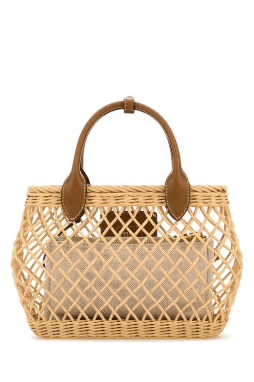 Wicker handbag MIU MIU (5BA2862CQV) Wicker handbag MIU MIU (5BA2862CQV)