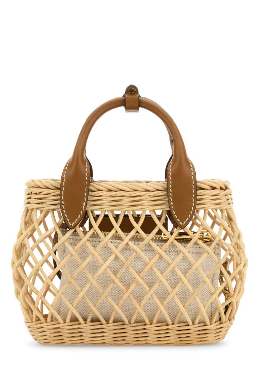 Raffia handbag MIU MIU (5BA2872CQV) Raffia handbag MIU MIU (5BA2872CQV)