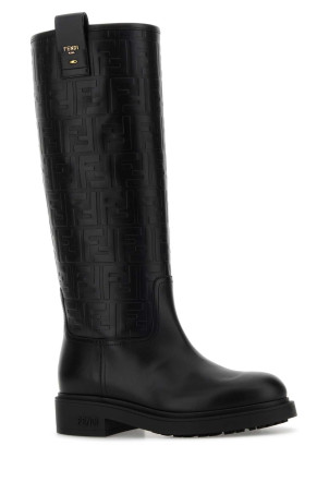 Чорні шкіряні чоботи Fendi Filo (8W8574AY9O) Чорні шкіряні чоботи Fendi Filo (8W8574AY9O)