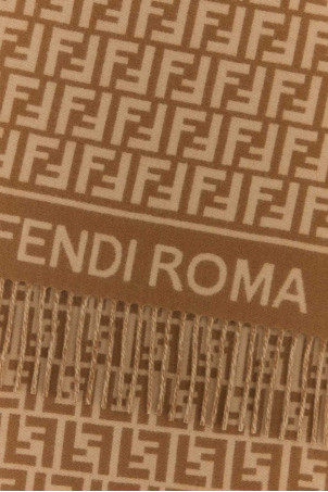 Embroidered wool blend scarf FENDI (FXT113AQCW)
