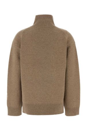 Biscuit wool oversize sweater TORY BURCH (171875)