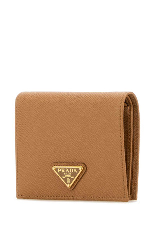 Sand leather wallet PRADA (1MV204QHH)