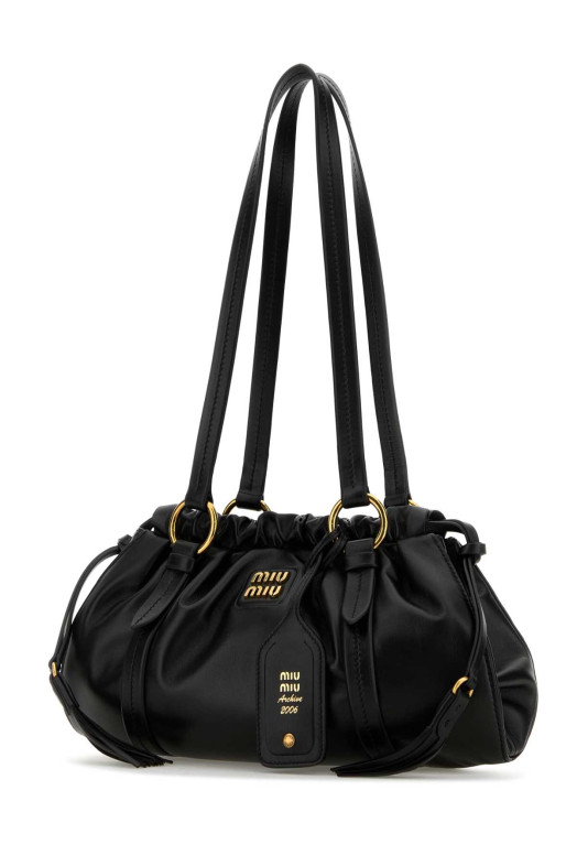 Black nappa leather Joie shopping bag Black MIU MIU (5BG306ACSW) Black nappa leather Joie shopping bag Black MIU MIU (5BG306ACSW)