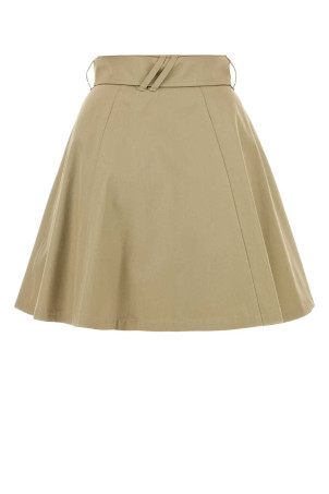 Бежевая юбка из твила BURBERRY (8116006) Бежевая юбка из твила BURBERRY (8116006)