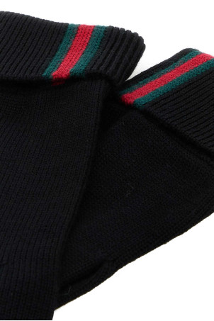 Black wool gloves Black GUCCI (8341944G200) Black wool gloves Black GUCCI (8341944G200)