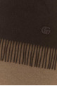 Chocolate cashmere scarf GUCCI (8365594GABX) Chocolate cashmere scarf GUCCI (8365594GABX)
