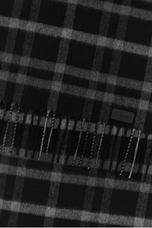 Шарф из шелковой смеси с вышивкой Черно-белый SAINT LAURENT (8376163YS31) Шарф из шелковой смеси с вышивкой Черно-белый SAINT LAURENT (8376163YS31)