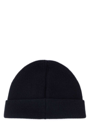 Шерстяна шапка-біні темно-синього кольору LEMAIRE (AC1247LK1044) Шерстяна шапка-біні темно-синього кольору LEMAIRE (AC1247LK1044)
