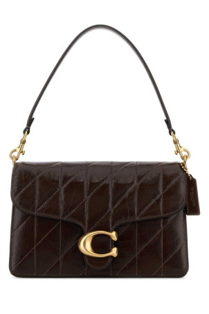 Chocolate leather Tabby shoulder bag COACH NEW YORK (CAF55)
