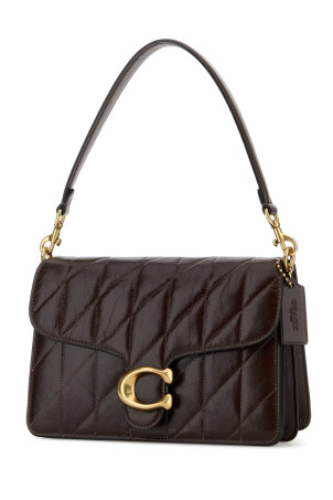 Chocolate leather Tabby shoulder bag COACH NEW YORK (CAF55)