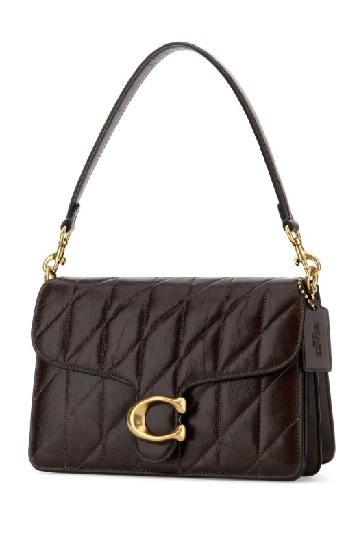 Chocolate leather Tabby shoulder bag COACH NEW YORK (CAF55)