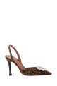 Printed leather Camelia pumps AMINA MUADDI (CAMELIASLING) Printed leather Camelia pumps AMINA MUADDI (CAMELIASLING)