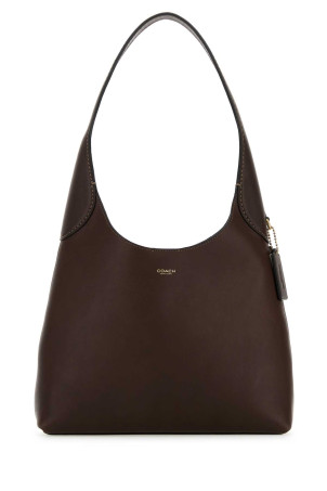 Chocolate leather Brooklyn 28 shoulder bag COACH NEW YORK (CU068)