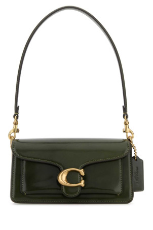 Кожаная сумка через плечо Tabby 20 оливкового цвета COACH NEW YORK (CW632)