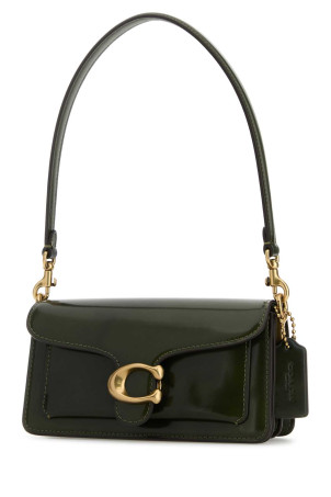 Кожаная сумка через плечо Tabby 20 оливкового цвета COACH NEW YORK (CW632)