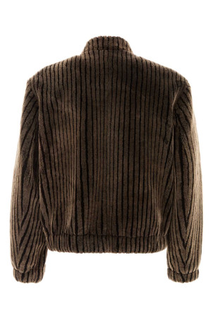Коричнева куртка-бомбер з овчини GIORGIO ARMANI (GM002229AF20390) Коричнева куртка-бомбер з овчини GIORGIO ARMANI (GM002229AF20390)