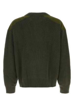 Olive green wool and acrylic Guido cardigan Green GIMAGUAS (GUIDOJACKET)