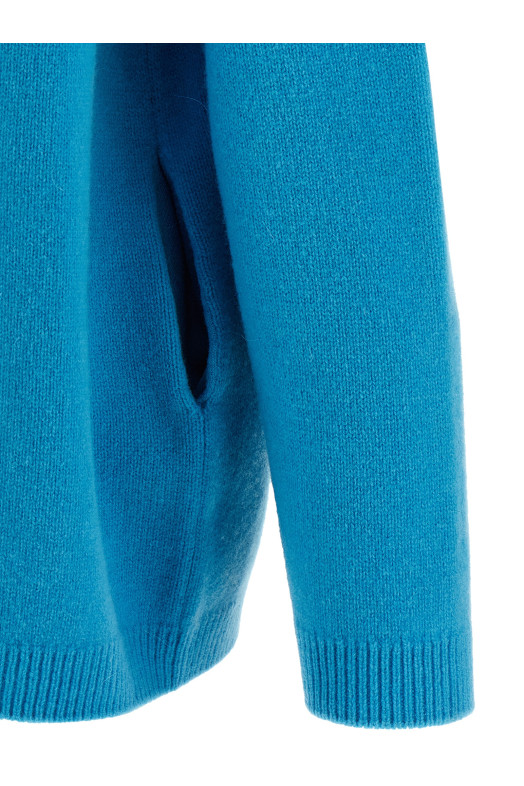 Jacquard pattern sweater BLUE