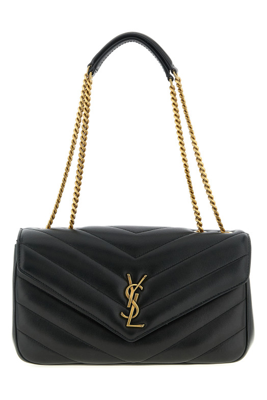 Средняя сумка через плечо «Loulou» Черная 801439AAEAX1000