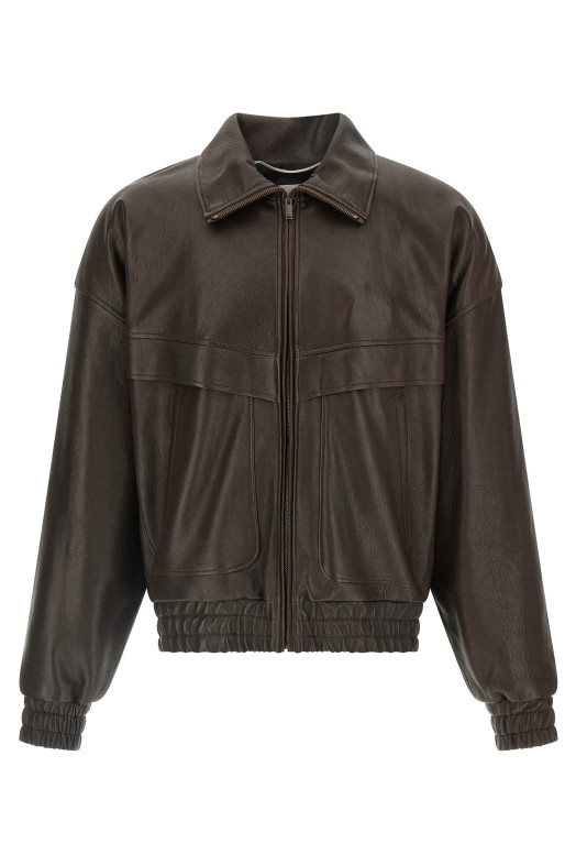 Бомбер «Saint Laurent» Коричневый 847967YCNF22509