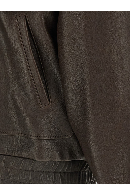 Бомбер «Saint Laurent» Коричневый 847967YCNF22509