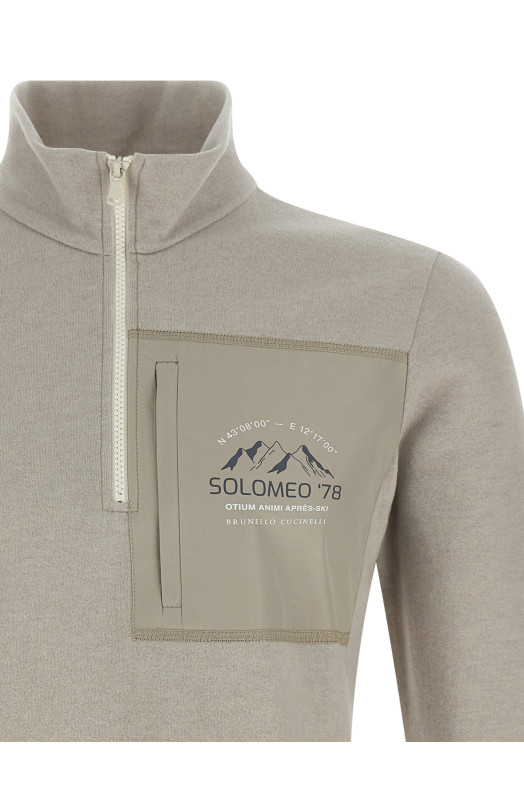 Кашемировый водолазный свитер Бежевый BRUNELLO CUCINELLI MM840VG104C9146