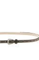 Suede belt Brown