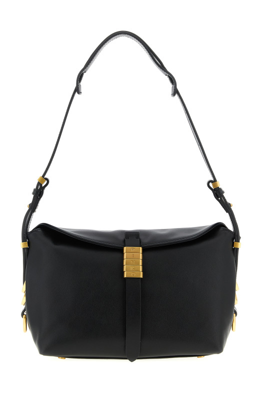 Маленька сумка через плече «Saddle Baguette» Чорна 105895A1ZXZ99Q