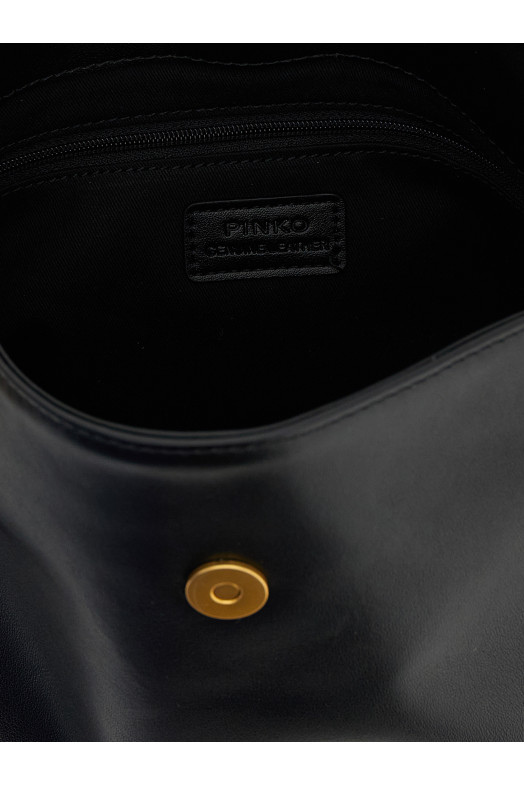 Маленька сумка через плече «Saddle Baguette» Чорна 105895A1ZXZ99Q