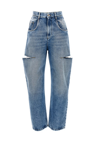 Джинси з вирізами СИНІ MAISON MARGIELA S51LA0051S30513470 Джинси з вирізами СИНІ MAISON MARGIELA S51LA0051S30513470