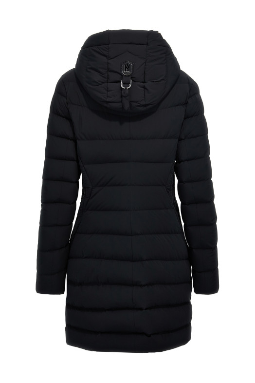 Длинная пуховая куртка «Farren» Черная FARRENC0001